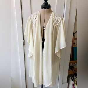 Vintage Cream Night Robe
